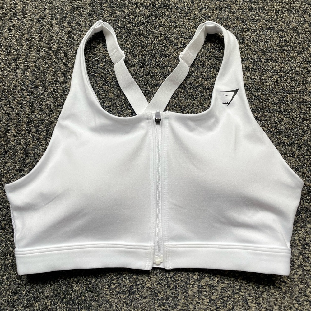 Gymshark Zip Up Training Sports Bra